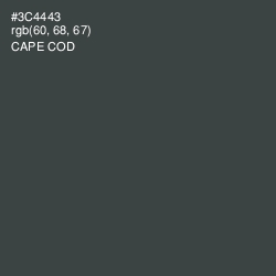 #3C4443 - Cape Cod Color Image